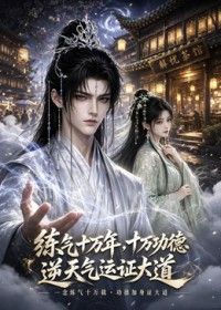 炼气十万年,十万功德逆天气运证大道海报